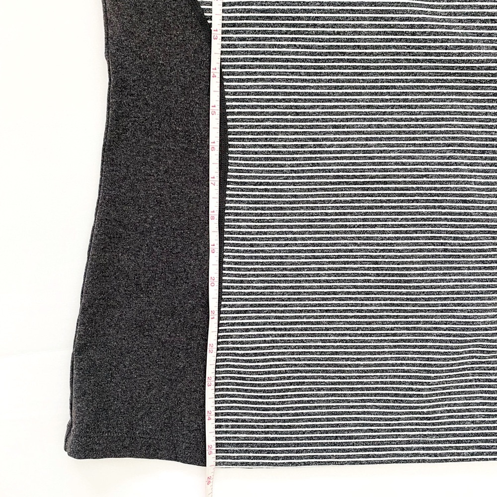 Tuff Athletics Striped Black and White Women's Tank Top, Size Medium - Picture 8 of 9